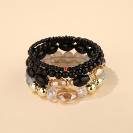 New style bohemian ethnic fashion jewelry cross-border exclusively for personality large crystal bracelet factory direct sales